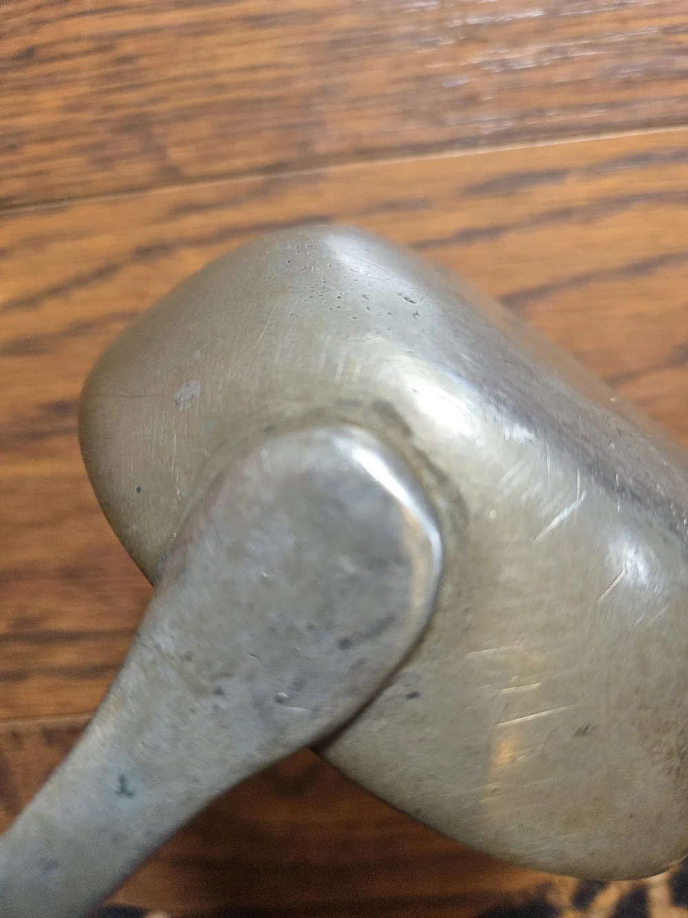 Antique Pewter Serving Ladle Marked Le Etains Paris